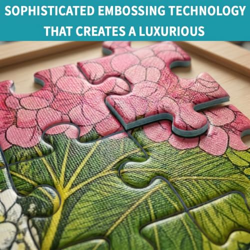 1000 Piece Puzzle for Adults, Colorful Botanical Fantasy Garden with Birds - color: Garden of Whimsy
