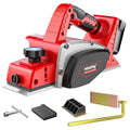 MtiolHig Cordless Planer Compatible with Milwaukee 18V Battery,Tool Only - color: Red