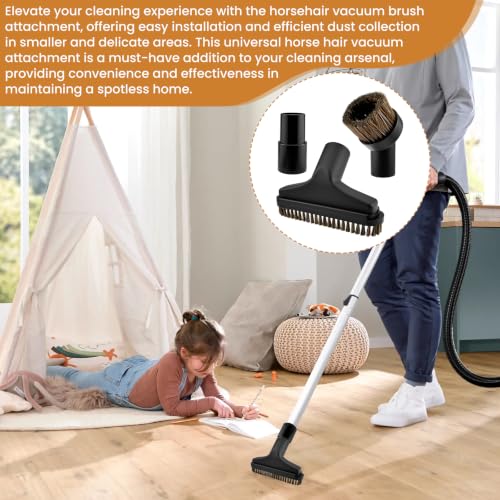 6-Piece Universal Vacuum Attachments Kit - size: 6Pcs Vacuum Brush, Horse Hair