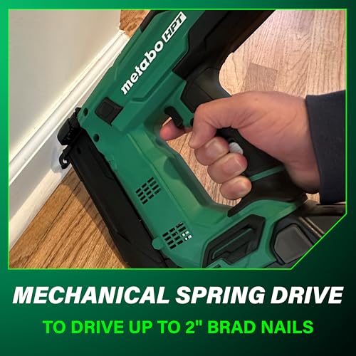Metabo HPT Brad Nailer, 18 Gauge Cordless, 18V Kit, NT1850DG - style: NT1850DG - Includes Battery and Charger