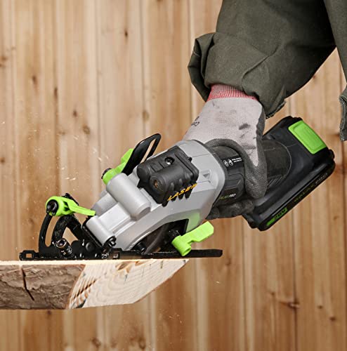GALAX PRO Cordless Circular and Reciprocating Saw Combo Kit - style: 4-1/2"Cordless Circular Saw Combo Kit