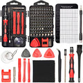 STREBITO Small Precision Screwdriver Set 124-Piece Electronics Tool Kit - color: Red