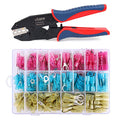 Wire Crimper for Heat Shrink Wire Connctors,Zhushan 20-10 AWG Heat Shrink Crimping Tool with 250pcs Electrical Wire Connectors,Ring Fork Buut Splice - style: Heat Shrink Crimping Tool(250pcs)