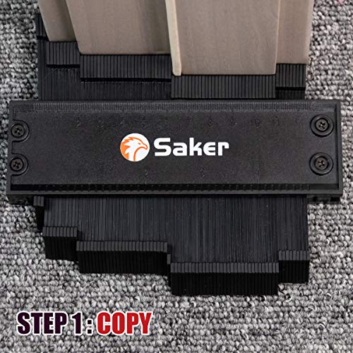 Saker Contour Gauge Profile Tool 5 Inch Black - style: 5inch Black