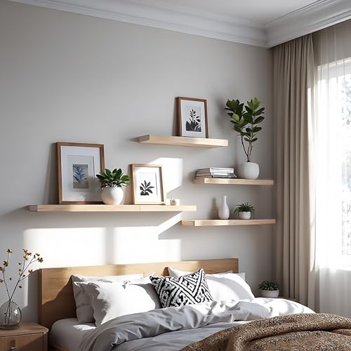 2pcs Floating Shelf Bracket Heavy Duty,Decorative Floating Shelf Hardware Hidden Black Metal Fireplace Mantel Brackets (28"X6"X1.0" with Tools) - size: 28"X6"X1.0"