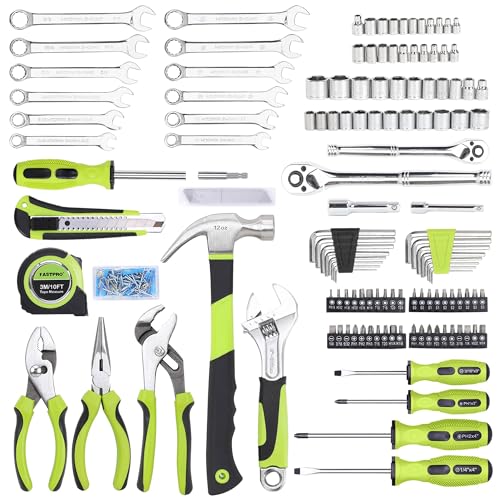 FASTPRO 225-Piece Home Repairing Tool Kit with Tool Box