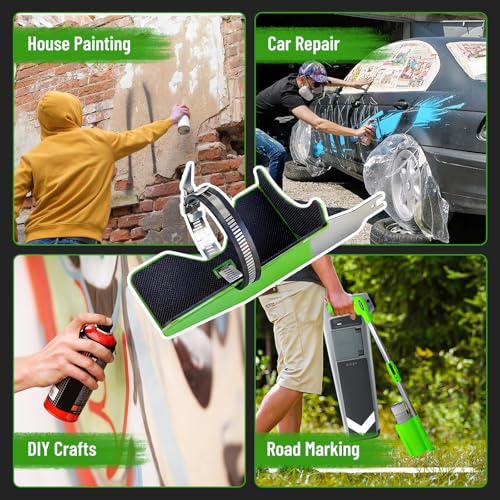 Zozen Paint Shaker, with Non-Slip&Low-Noise Liner, Fits 2-3" Cans