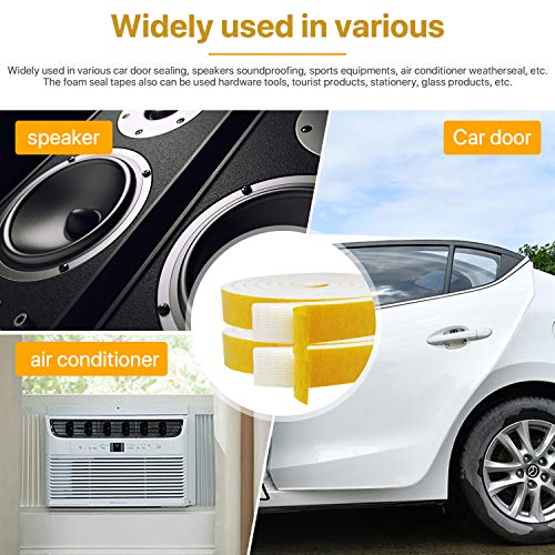 Air Conditioner Foam-2 Rolls, 3/4 Inch W X 3/4 Inch T Total 13 Ft L - size: 3/4"(W) x 3/4"(T) x 13'(L)