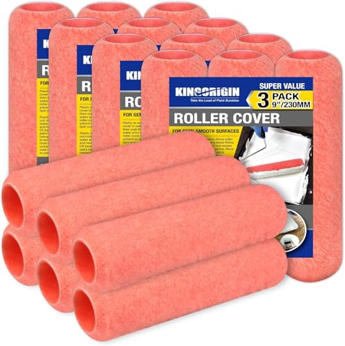 King Origin Paint Roller Covers, 18 Pack, 9 Inch Paint Roller - size: 18 PCS, 9-Inch
