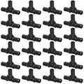 25pcs 1/2" Poly PPSU Barb Crimp PEX Tee Fittings, No Lead - size: 1/2" Tee, 25pcs