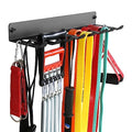 Multi-Purpose Gym Equipment Storage Rack Resistance Bands Storage Hanger Barbell Rack Heavy Duty Gym Rack for Exercise Bands, Lifting Belts and Jump Ropes - color: 17" / 8 prongs