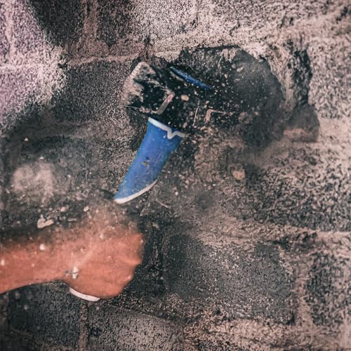 Real Steel Small Sledge Hammer, 3lb Blacksmith Hammer,Drilling Hammer with Demolition Face and Driving Face, 0574 - style: Reverse Installed Handle