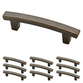 Franklin Brass Pierce (10-Pack) Cabinet Handles 3' Hole Center Warm Chestnut Kitchen Drawer Pulls Dresser, Furniture Hardware P29519K-WCN-B - color: Warm Chestnut, size: 3" (76mm)