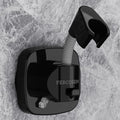 Shower Head Holder with Suction | 360° Swivel | Black - color: Black