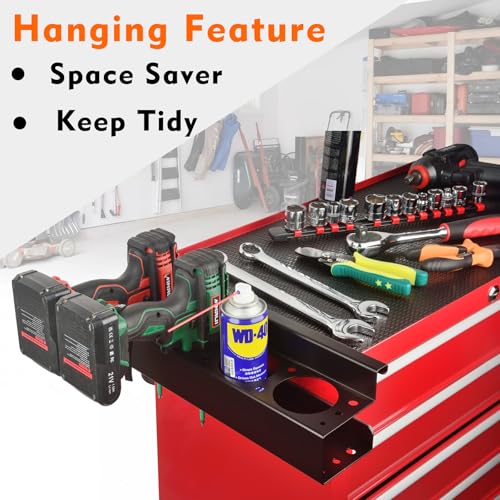MUTUACTOR Heavy Duty Tools Organizer,Magnetic Mount Power Drill Driver Holder,Anti-slip Strong Magnetic Tools Holder Storage Rack for Impact Drivers Wrench,1PCS,Black - style: Black Impact Driver Holder