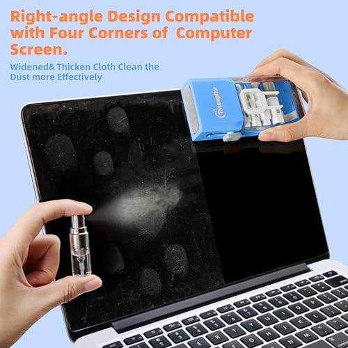 Keyboard Cleaning Kit, All-in-One Laptop & Computer Screen Cleaner, SkyBlue - color: SkyBlue