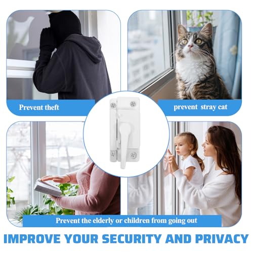 6PCS Window Sash Locks for Vertical and Horizontal Sliding Window
