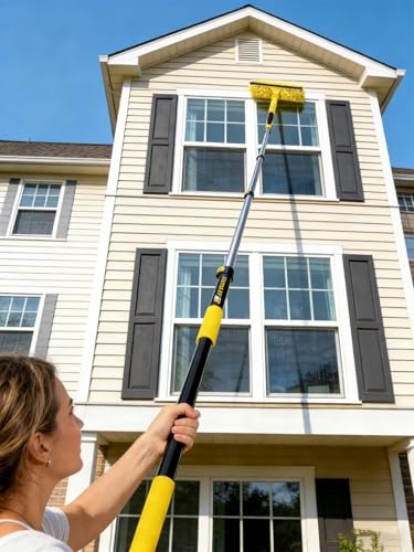 4.5-18FT Telescopic Extension Pole,Heavy-Duty Multi-Purpose Extendable Pole - size: 18 Feet