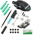 Chumxiny Bike Repair Kit Contains 16-in-1 Tool, 120Psi Mini Bicycle Pump, Tire Patch, Used for Mountain/Road Bike.