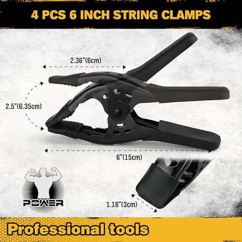 8-Piece Bar Clamps for Woodworking - 4 Pcs 12 inch Bar Clamps with 150 LBS Load Limit, 4 Pcs Heavy Duty Metal Spring Clamps, Quick Release Triggers - style: 8-Piece long 150lbs