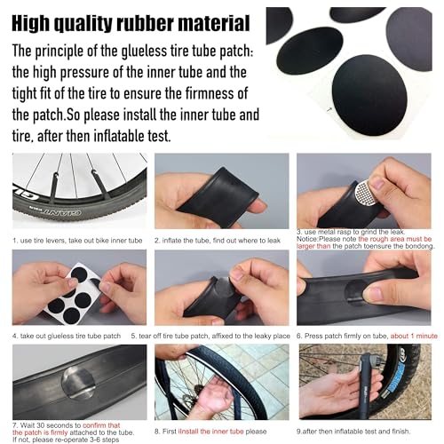 DAWAY Bike Repair Tool Kits - Bicycle Repair Bag & 120 PSI Bike Pump or Saddle Bag Set, with 16 in 1 Bicycle Multitool, Bike Tire Levers Wrench, Portable Patches Fixes - Practical Cycling Accessories - style: bike tool kits with frame bag