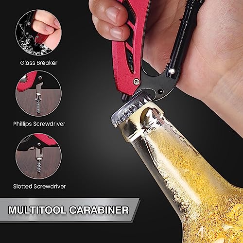 FUNBRO Multitool knife (Red) - color: Red