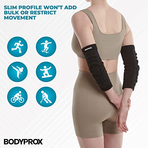 Bodyprox Elbow Protection Pads 1 Pair, Elbow Guard Sleeve - size: Medium