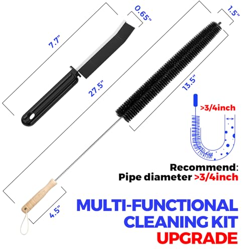 Holikme Dryer Vent Cleaner Kit, 3 Pcs Replacement Lint Brush for Vent Trap - size: Standard 2Pack