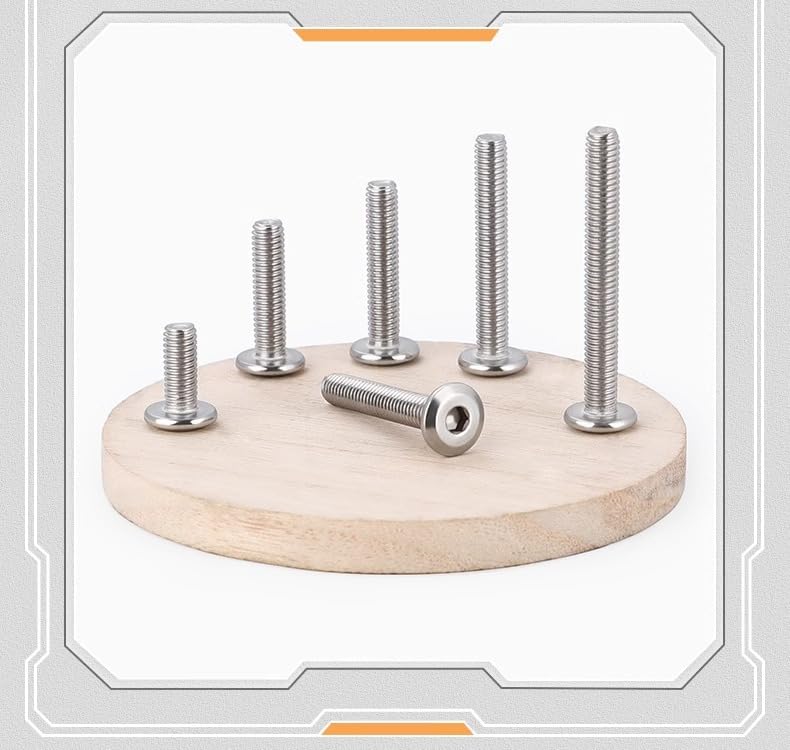 cSeao 5/16"-18 x 2 Flat Head Allen Head Joint Conecting Bolts, Socket Cap Screws for Furniture Connecting, 304 Stainless Steel, 10 Pack - size: 5/16-18*2 10pcs