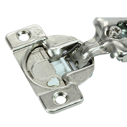 10 Pack Rok Hardware Grass TEC 864 108 Degree 3/4" Overlay 3 Level Soft Close Screw On Compact Cabinet Hinge 04432A-15 3-Way Adjustment 45mm Boring Pattern