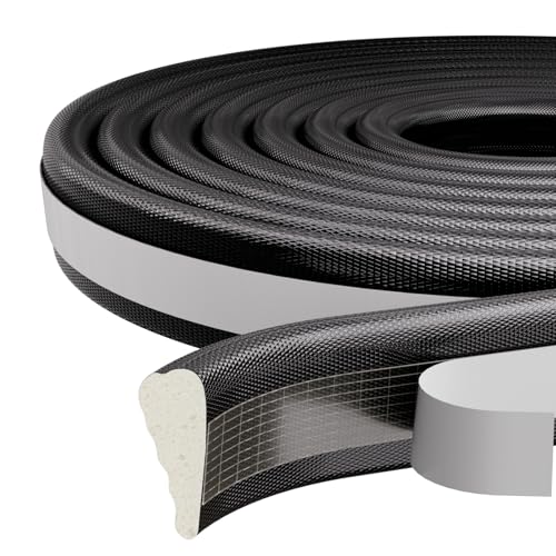 16.4 Ft Wedge Foam Weather Stripping Door Frame Seal,Black - color: Black, size: 16.4 Ft