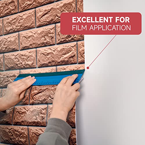 FOSHIO Wallpaper Tools Set, Paste Brush, Seam Roller, Plastic Scraper Tool, Felt Squeegee with Mesureing Tape, Paper Cutter and Exacto Knife for Peel & Stick Wallpaper, Window Film Installation - color: 05 Wallpaper Kit