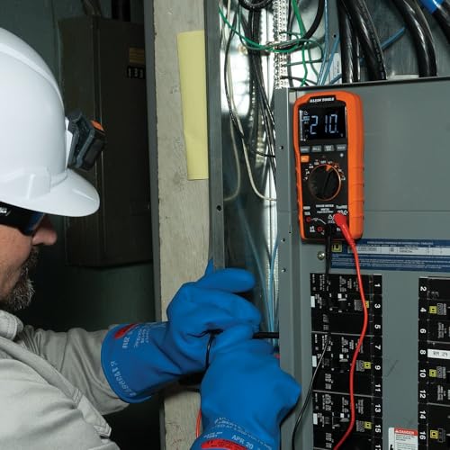 Klein Tools MM720 Digital Multimeter, Auto-Ranging TRMS, Low Impedance (LoZ), 1000V AC/DC Voltage, 10A AC/DC Current, 60 MOhms Resistance - size: Digital Multimeter