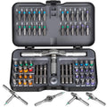 66 in 1 Magnetic Screwdriver, Ratchet Screwdriver Set, S2 Steel Bits with Ratchet T Handle Multi-Bit Tool Set for Furniture Assembly, Appliance Repair