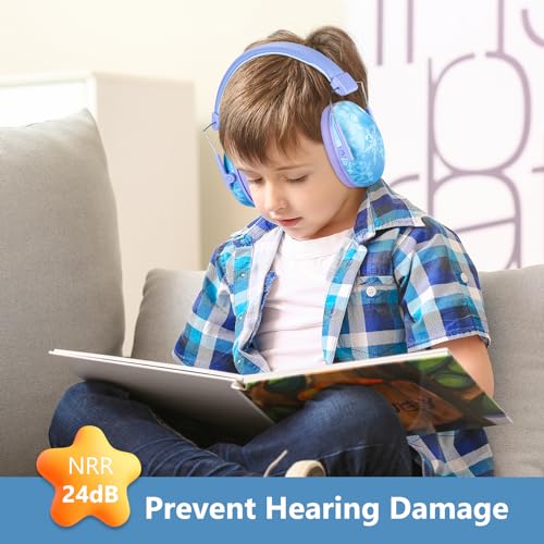 ProCase Kids Noise Cancelling Headphones Ear Hearing Protection, Snowflake - color: Snowflake