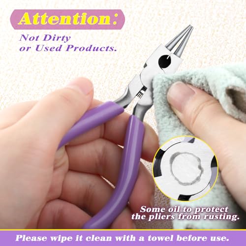 SPEEDWOX Mini Round Nose Pliers With Cutter - Wire Looping and Bending Tool for Jewelry Making - Small Micro Pliers With Looper - style: Round Nose Pliers with Cutter