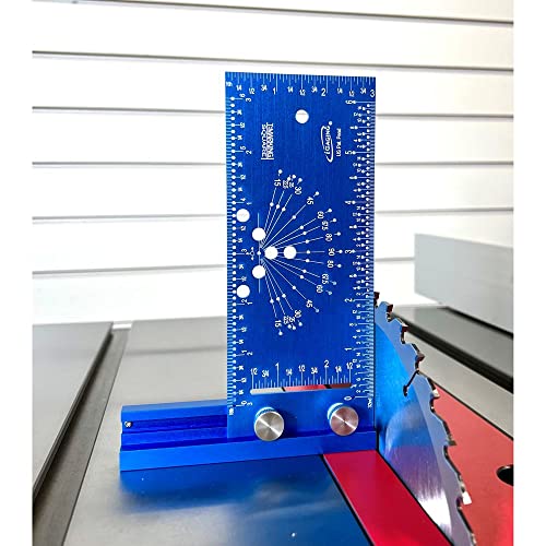 iGaging T-Marking Square Rule 6" Bevel Gauge Center Finder Set EZ Marking Hole