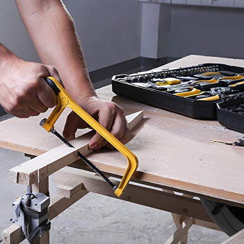 DEKOPRO 228 Piece Socket Wrench Auto Repair Tool Combination Package Mixed Tool Set Hand Tool Kit with Plastic Toolbox Storage Case - color: Yellow