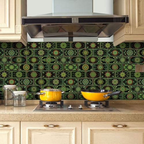 VICCI 16Pcs Peel and Stick Tile Decals 8" x 4" - color: Sjm-303, size: 8x4IN*16PCS