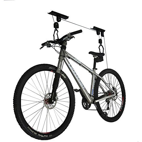 RAD Sportz Bicycle Hoist Quality Garage Storage Bike Lift with 100 lb Capacity Even Works as Ladder Lift Premium Quality - size: 1-Pack