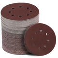 Sanding Discs Set, Jamiikury 5 Inch Orbital Sander Sandpaper Hook and Loop Sanding Pads Round Sand Paper - 60/120/240/400/600/800/1000/1200/1500/2000 Grit, Pack of 100