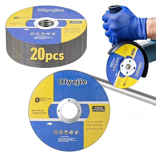 20 Pack 4 1/2 in Cut Off Wheel Cutting Wheels for Angle Grinders - style: 20 Pack