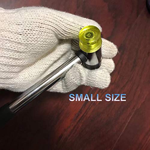 Small Rubber Mallet Hammer, Double-Faced Rubber Hammer for Jewelers Kid or women Usage or Light Tapping Work Non-Slip - size: Small Without Replacement Tip