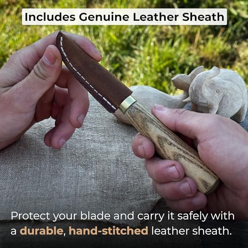 Sharky Whittling Knife Hand-Forged Sloyd Tool 2.95 In