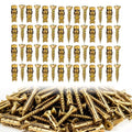 100 Pack 6×14mm Short Expansion Screw Set, Cabinet Hinge Repair Stripped Thread Restoration, Suitable for Tile Stone Wood and More