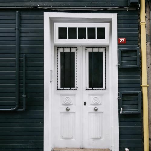 NeatiEase Vinyl Transom Window, 10" x 30" Fixed Glass Household Windows with Grids and Dual-pane Tempered Glass for House, Shed, Doors, Garage, Chicken Coop, Basement (White) - size: 10"x30"