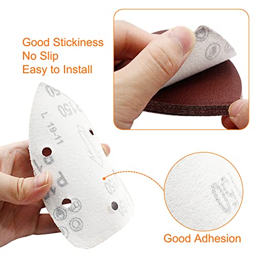 Mouse Detail Sander Sandpaper, 150 Grit, 50 Pcs - size: 150 Grit - 50 Pcs