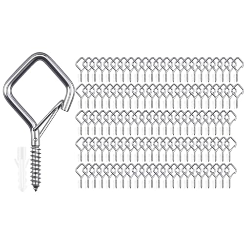 108 Pcs 304 Stainless Steel Ceiling Hooks for Plants & Lights - size: 108PCS