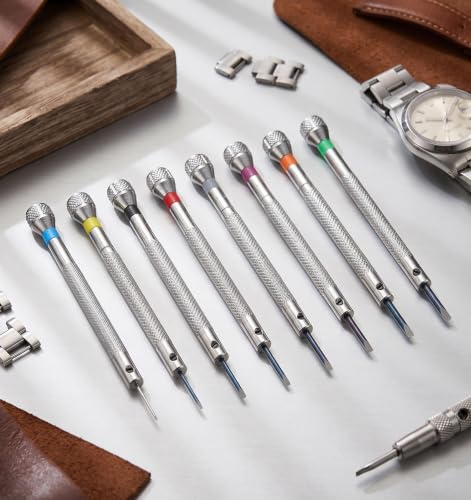 Watch Repair Screwdriver Set, Watch Link Screwdriver, 0.6-2.0 mm