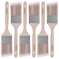 Paint Brush, 2IN Stain Brushes for Painting Walls House Touch-Ups,Furnitures and Fence Staining, Wooden Handle Masonry Paintbrush(6 Packs) - size: 2 inch